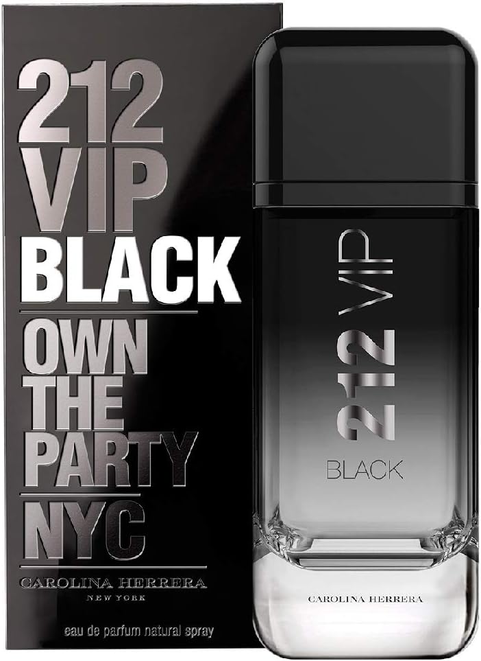 Perfume masculino 212 Vip Black Carolina Herrera, 100ml