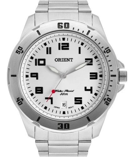 Relógio Orient Masculino Prata Prova D'água