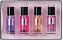 Victoria's Secret Fragrance Mist Collection Conjunto de 4 peças mini para presente, aromas variados