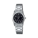 Relógio Casio Feminino Prata Ltp-V001D-1Budf