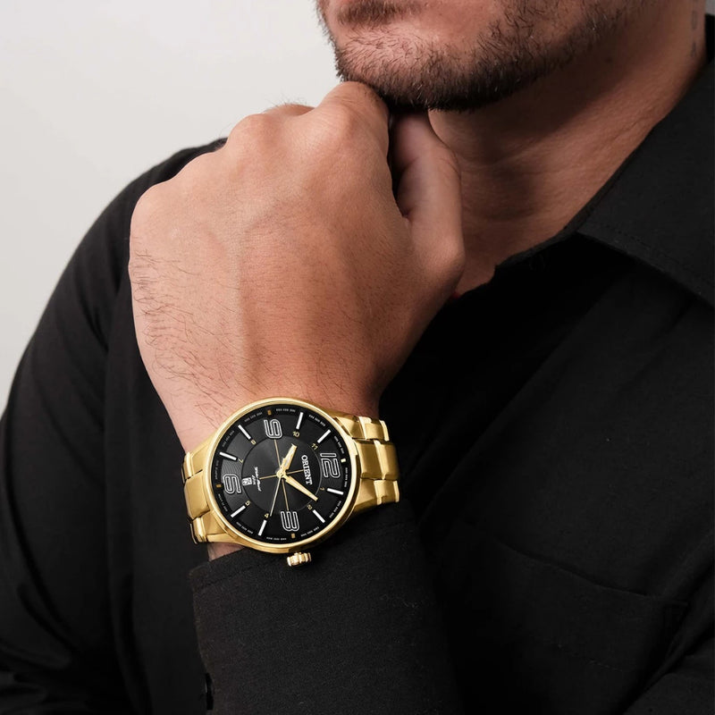 RELÓGIO ORIENT DOURADO