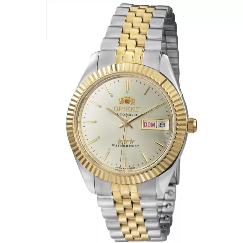 RELOGIO ORIENT MASCULINO AUTOMATICO BICOLOR